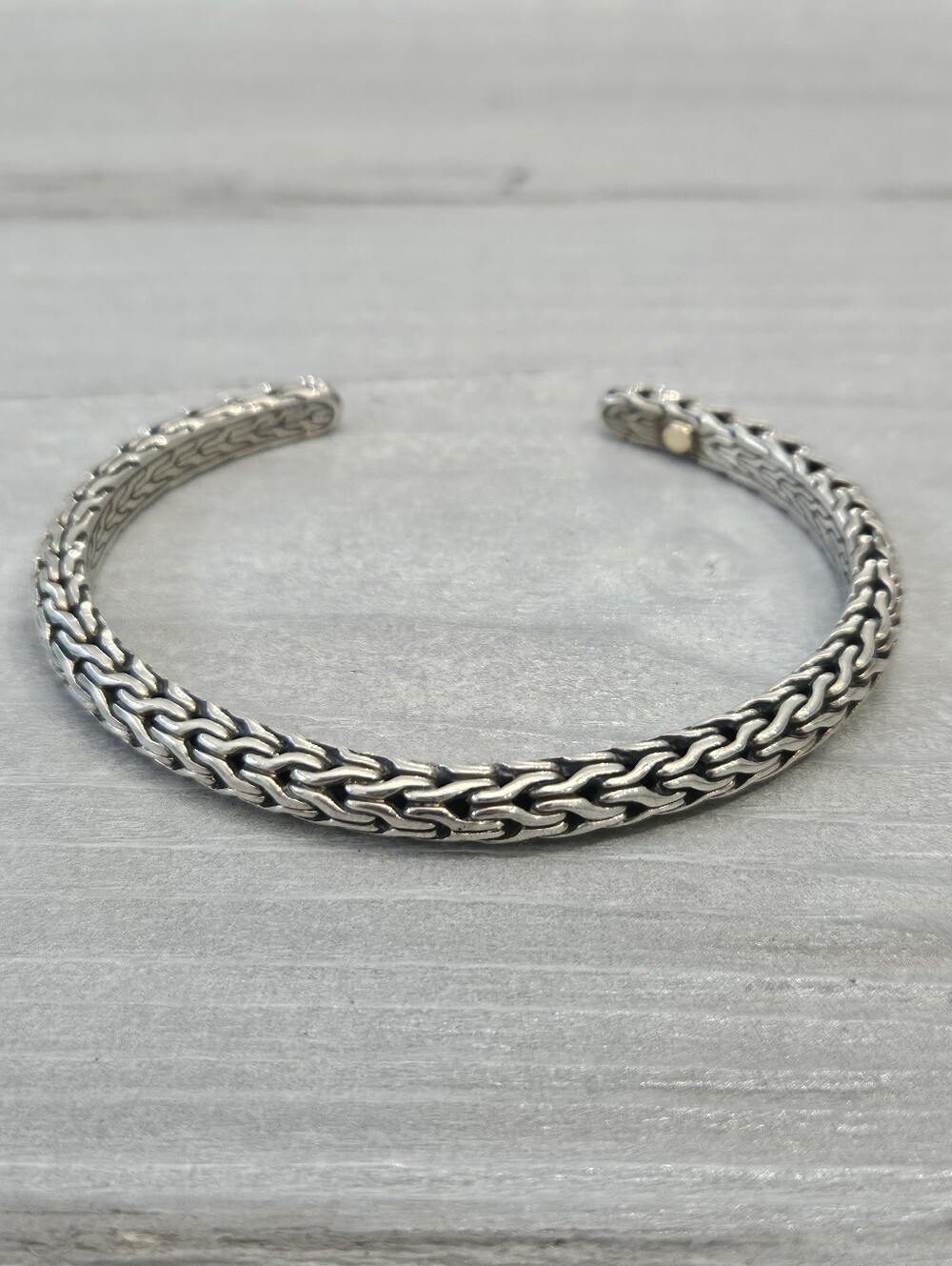 John Hardy Sterling Cuff 23.1g Signed M